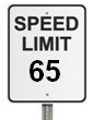 speed limit sign